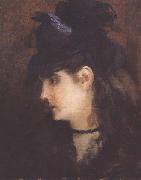 Edouard Manet Portrait de Berthe Morisot (mk40) painting